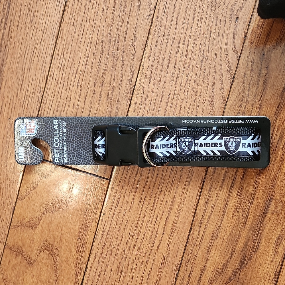 NWT Las Vegas Raiders Large Dog Collar, Large